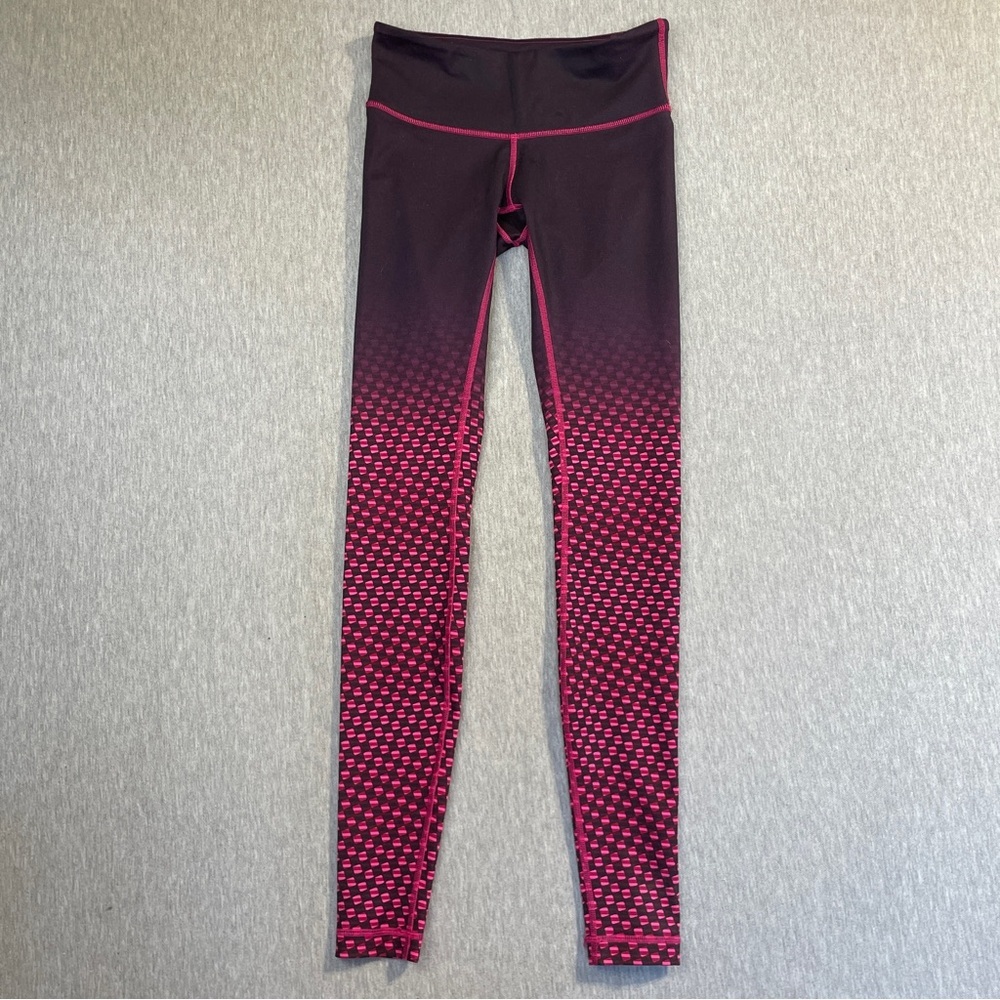 DONATED ❌Lululemon Athletica Leggings Women’s Size 4 Berry Rumble Pink Under